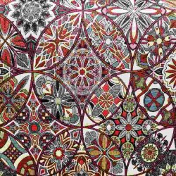 Tissu Jacquard rosaces