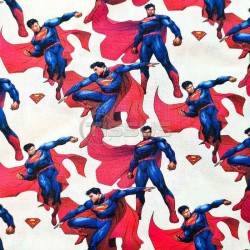 Tissu coton Superman