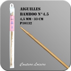 Aiguilles Bamboo 33cm - 4.5mm