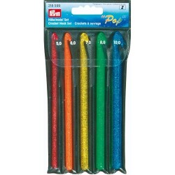 Lot de 5 crochets pop PRYM