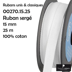 Ruban sergé - 15mm