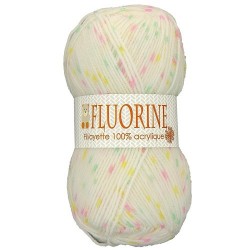 Laine à tricoter "FLUORINE" - Lot de 2 