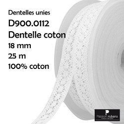 Dentelle coton 18mm