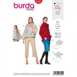 Burda - Pull façon cape à...