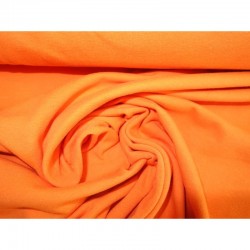Tissu Jersey Uni Orange