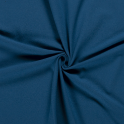 Tissu Jersey Uni Bleu