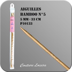 Aiguilles Bamboo 33cm 5mm