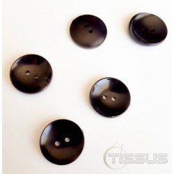 Bouton noir creux