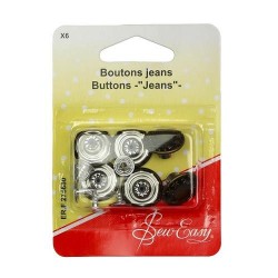 boutons de jeans coloris...